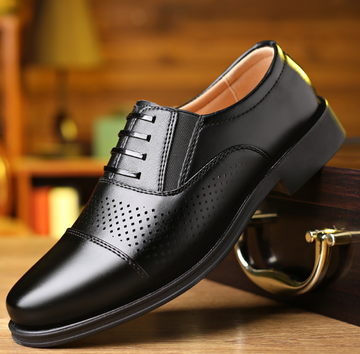 Lederschuhe im Vintage-Stil