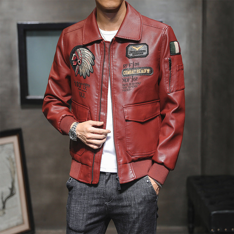 Herren Lederjacke