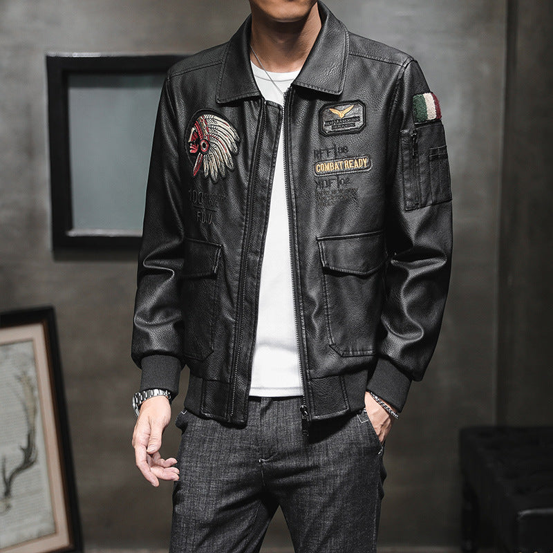Herren Lederjacke